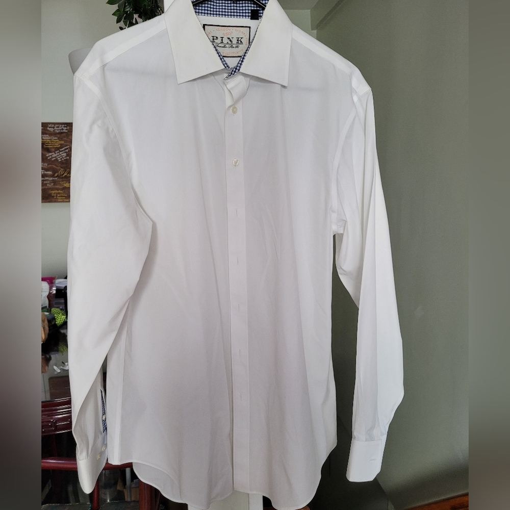 2 men's dress shirts bundle, size 16.5 and 42cm